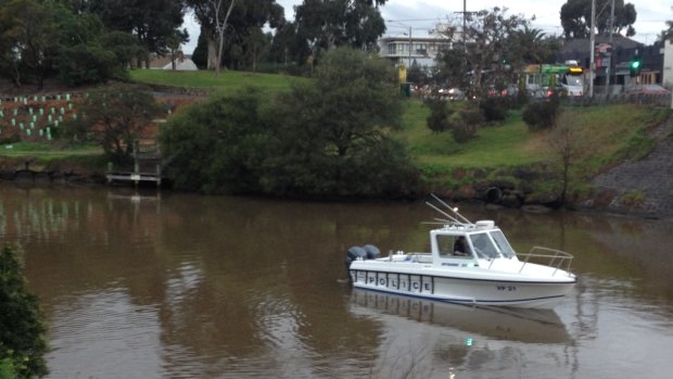 Police searched Maribyrnong River after new tip. 