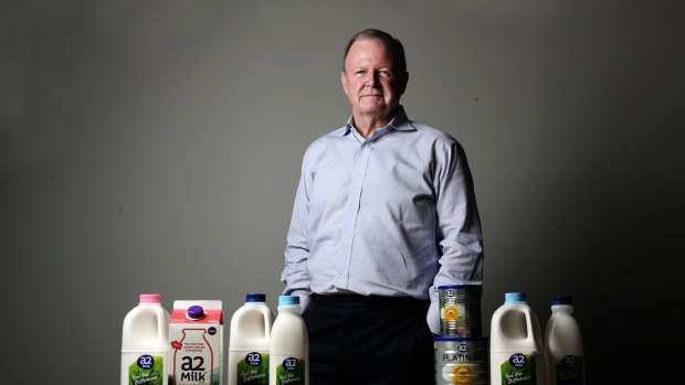 All in a day's work: A2 Milk chief executive Geoff  Babidge says the company has completed its $NZ40 million capital raising.