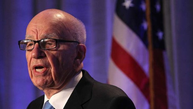 Biting back &#8230; Rupert Murdoch took to Twitter to respond to reports in <em> The Australian Financial Review.</em>