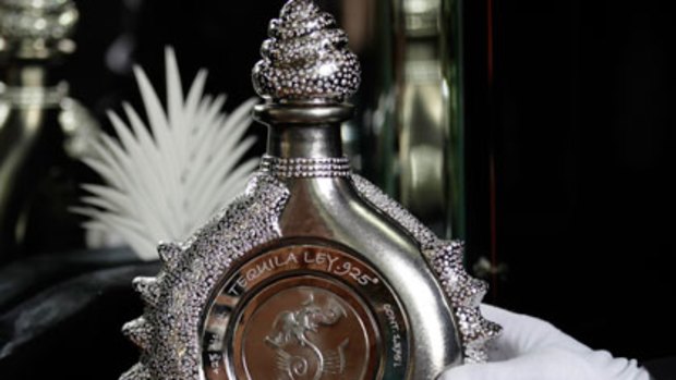 Heading for the record books ... "The Diamond Sterling" tequila.