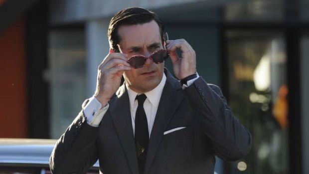 Compromised character: Jon Hamm plays the ad executive Don Draper in hit TV series <i>Mad Men</i>.