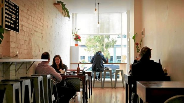 Downtown-cool Martha Ray' s brings cafe culture to the city end of Brunswick Street.