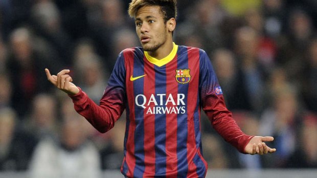 Barcelona's Brazilian forward Neymar.