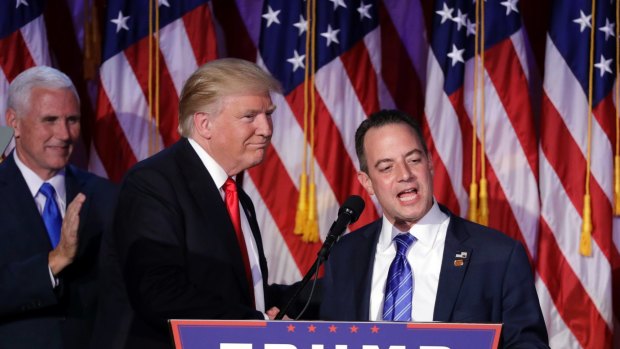 Reince Priebus was appointed Trump's chief of staff. 