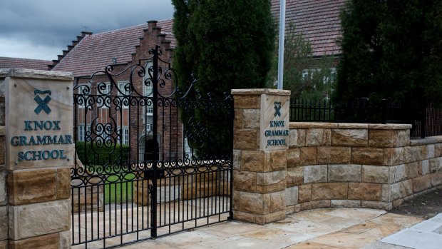 An unnamed solicitor had recommended the destruction of documents at Knox Grammar school.