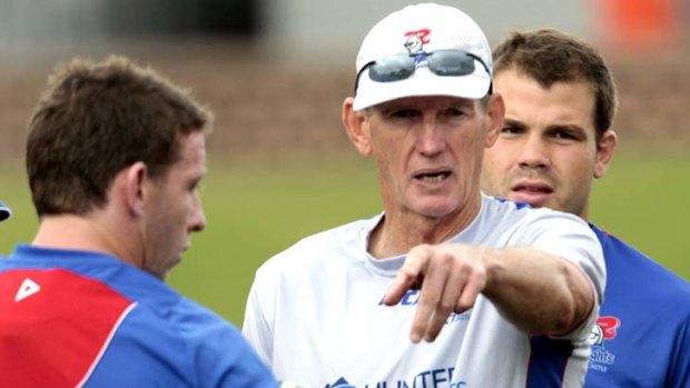 Pointing the finger ... Jock Colley lays blame on Wayne Bennett for the omission of Country hooker Danny Buderus.