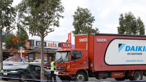 Shoppers fled for their lives as the truck careened across the South Gippsland Highway.