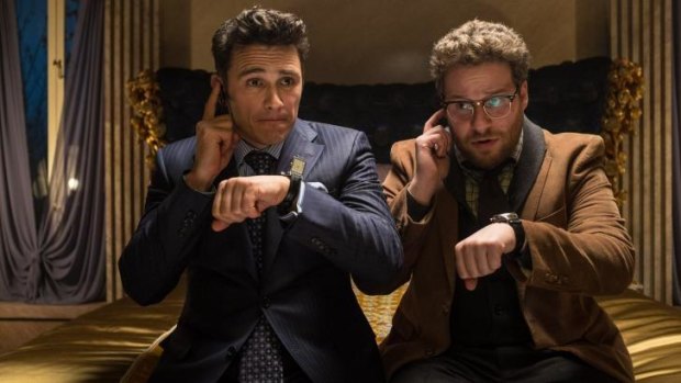 James Franco, left, and Seth Rogen in "The Interview." 