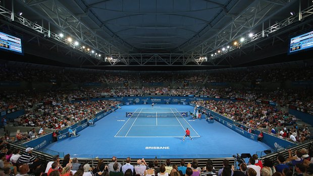 Pat Rafter Arena at Tennyson's Queensland Tennis Centre.