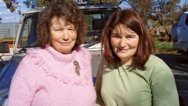 Agricultural family ... Maree Stockman (left) and Linda Thomas.
