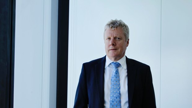 Walking away: Commonwealth Bank executive Grahame Petersen.