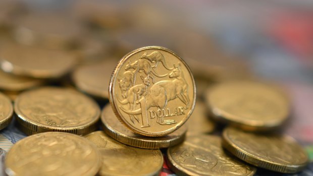 The Australian dollar jumped a third of a cent on the strong figures.