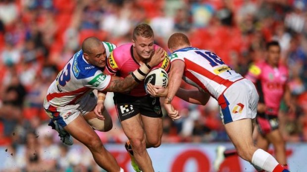 Room for improvement: Matt Moylan said Penrith will need to lift against Melbourne on Saturday.