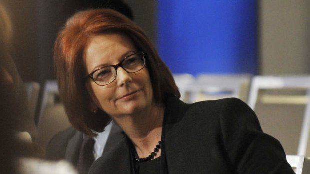 Former prime minister Julia Gillard at Clinton Global Initiative in New York City.