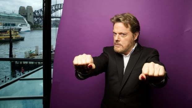 Boxing, clever: Eddie Izzard is ready to take on the Opera House again.