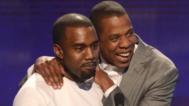 Kanye West and Jay Z.