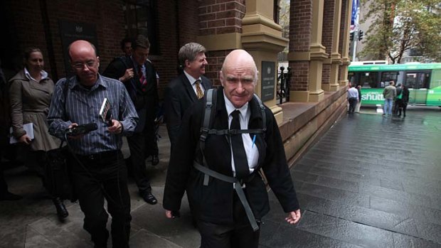 "It's over" ... David Scott Matthers, leaving the Supreme Court, received a suspended sentence.