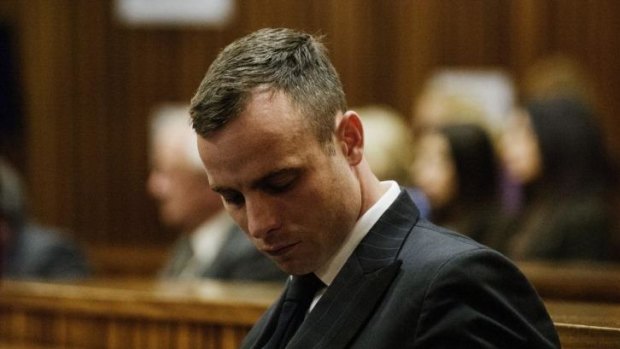 Rough justice: 'So who should we blame for the fact that you shot her,' prosecutor Gerrie Nel asked Oscar Pistorius.