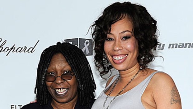 Whoopi Goldberg with her daughter Alexandrea.