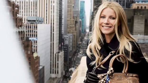 Gwenyth Paltrow in an advertisement for the Coach handbag empire, which is also seeking a customised tax deal in Luxembourg.