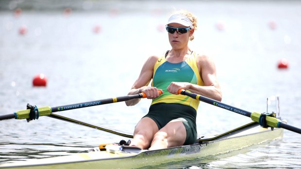 Kim Brennan won gold in the single sculls at the Rio Olympic Games. 