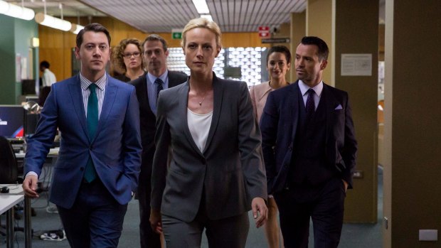 Janet King, centre, gets her old team back together in season two.