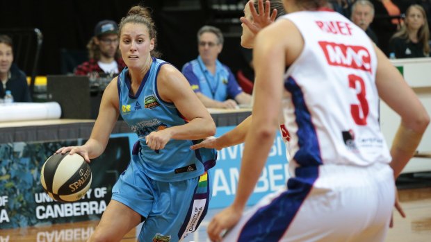 New move: The Canberra Capitals will meet Perth at Belconnen Basketball Stadium on Saturday.