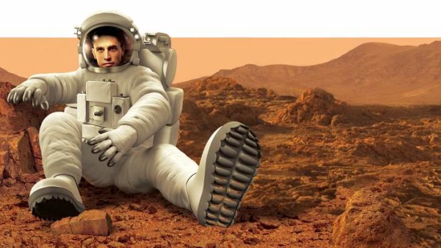 Giant leap for mankind: Mars One applicant Korum Ellis.