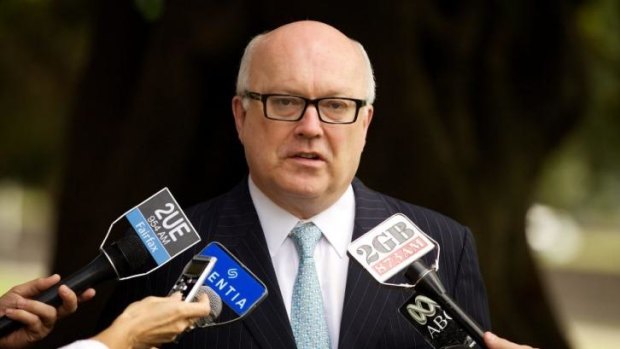 "I am in the process at the moment of going through those many submissions ... [they] reflect a variety of views across the Australian community on what is an important and difficult issue": Senator George Brandis.