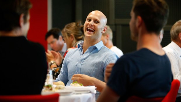 MELBOURNE, AUSTRALIA - MARCH 17: Gary Ablett of the Suns looks on at the Captains Lunch during the 2016 AFL Captains Day at AFL House on March 17, 2016 in Melbourne, Australia. (Photo by Adam Trafford/AFL Media/Getty Images)