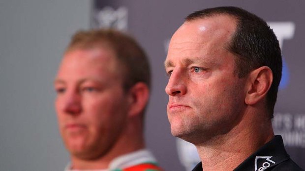 Execution and results: Rabbitohs coach Michael Maguire.