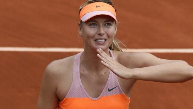 Maria Sharapova: the Russian star drew a blank when asked about Judy Murray.