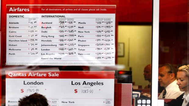 Right price ... airlines will now need to show the full cost of a flight.