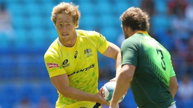 Making the switch: Australian rugby sevens player Jesse Parahi has signed with NRL club Wests Tigers.