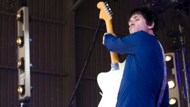 Johnny Marr on stage at Falls Festival in 2013.