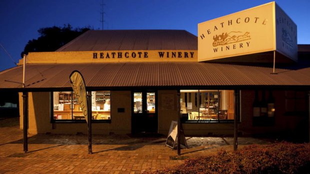 Heathcote Winery operates out of an old general store.