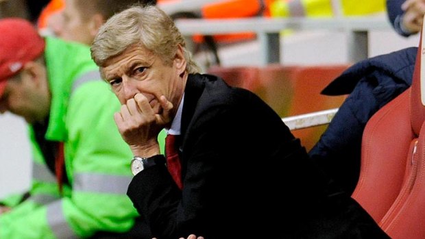 Trying times: Arsenal's chief executive has given embattled manager Arsene Wenger a vote of confidence.
