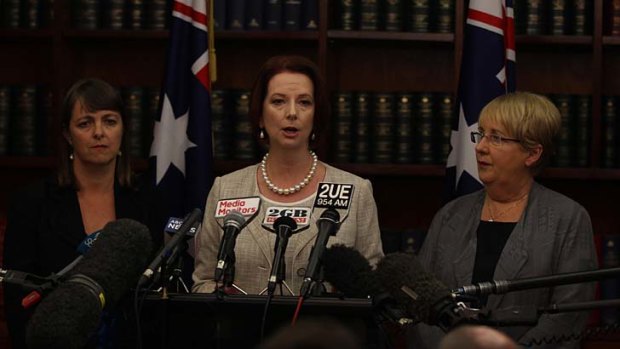Prime Minister Julia Gillard: "I believe our nation needs to have this royal commission."