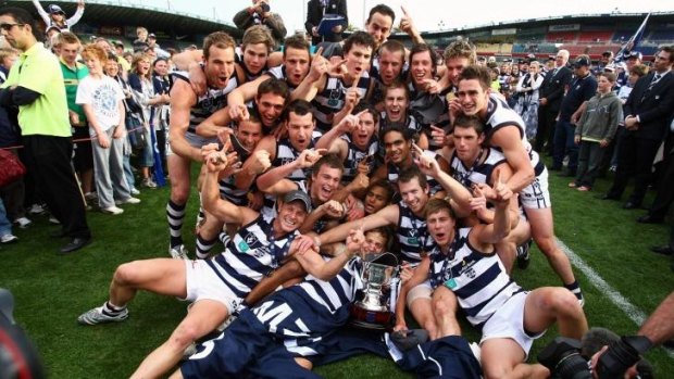 Geelong completed the VFL/AFL double in 2007.