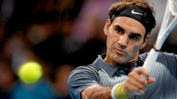 Draining match: Roger Federer has defeated Vasek Pospisil in a marathon three-set clash.