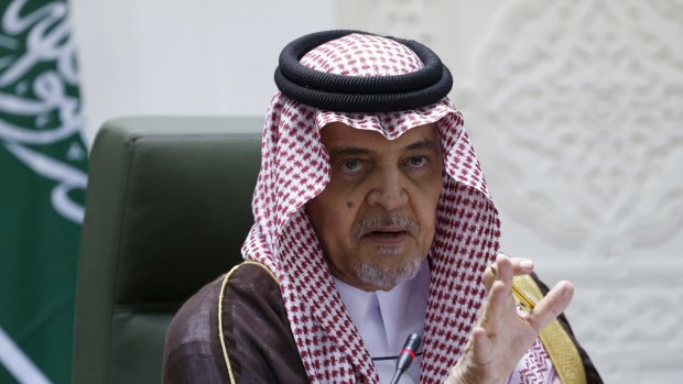 Saudi Foreign Minister Saud al-Faisal in Riyadh earlier this month.