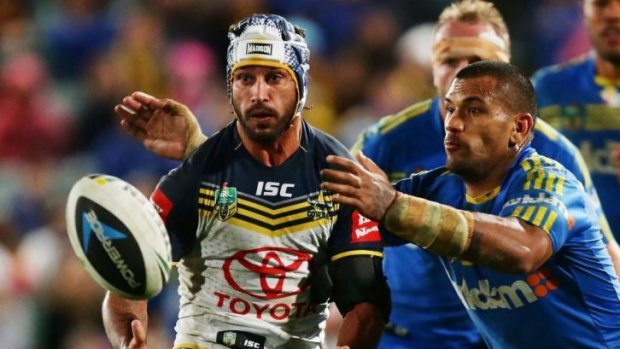 Hard work: Johnathan Thurston  says the intensity of Origin football is making it hard for players to perform well for their clubs.
