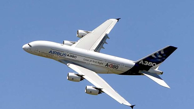 The Airbus A380 superjumbo is the largest passenger aircraft in the world.