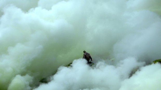 Steam driven... the Ijen volcano in East Java. Indonesia holds 40 per cent of the world's geothermal energy potential.