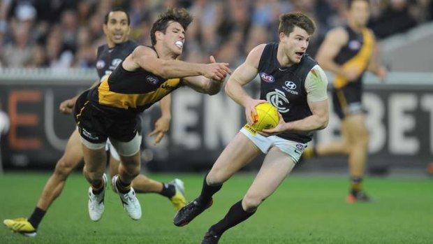 Bryce Gibbs was a standout in Carlton's upset elimination-final win over Richmond.