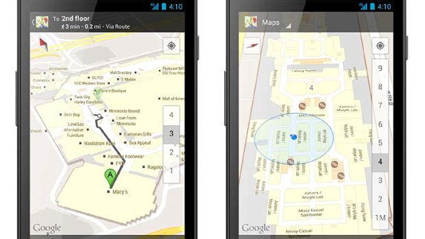 Google has rolled out indoor maps in eight countries and has 10,000 floor plans covered already.