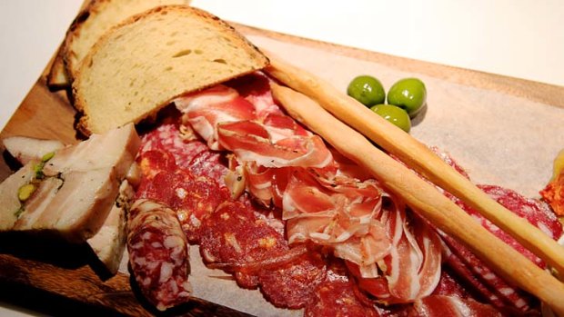 Eating for health: swap the salami.