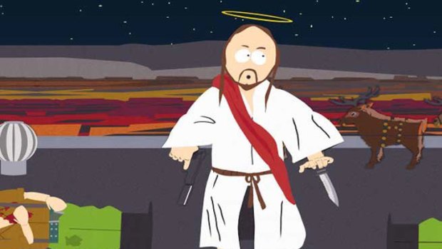 No strangers to religious controversy ... Jesus Christ, as depicted in <i>South Park</i>.