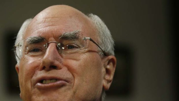 Intervention ... "absolutely necessary" says former Prime Minister, John Howard.
