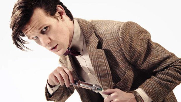 Matt Smith as Dr Who.